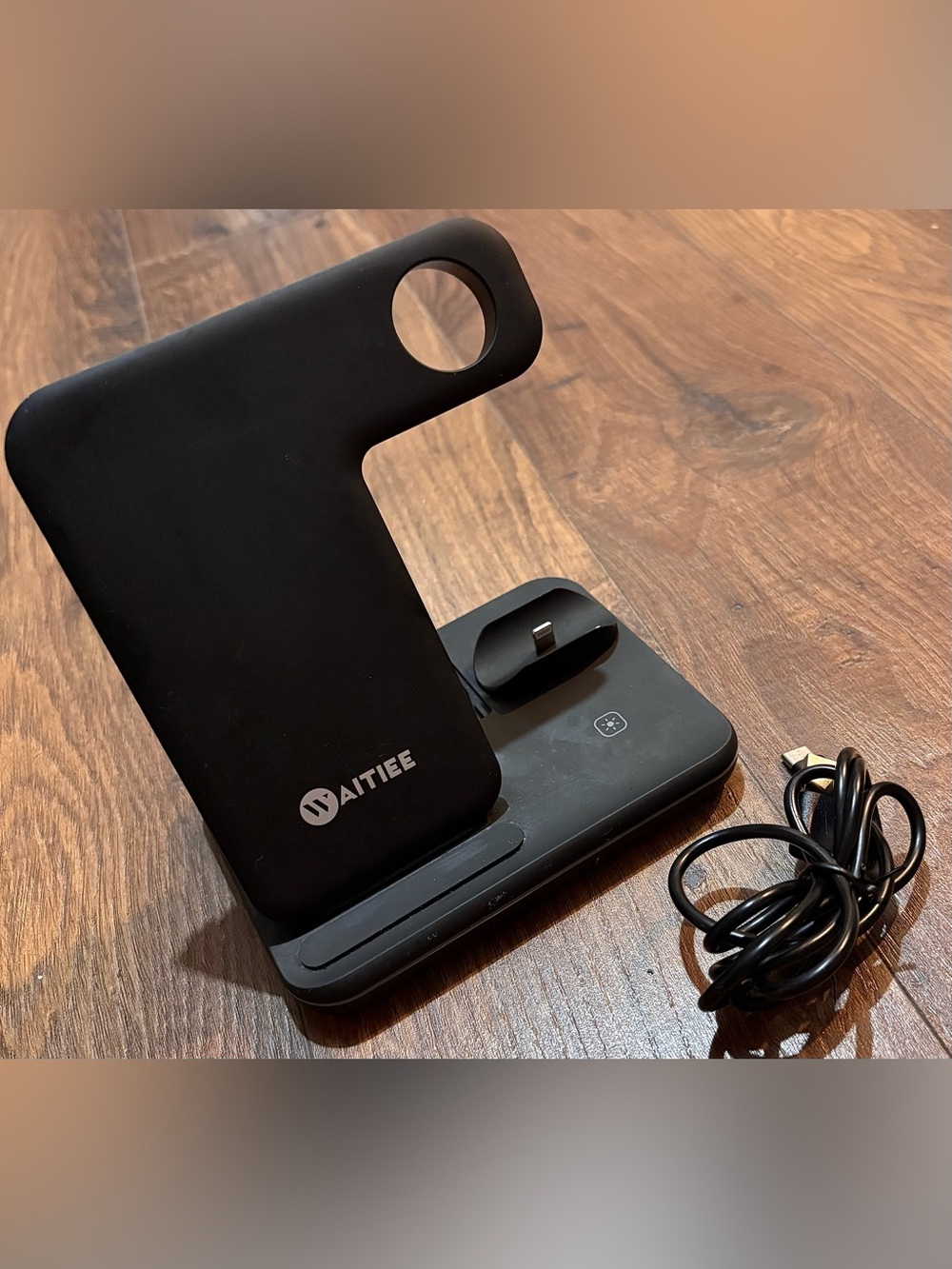 Black 3-in-1 Wireless Charging Stand